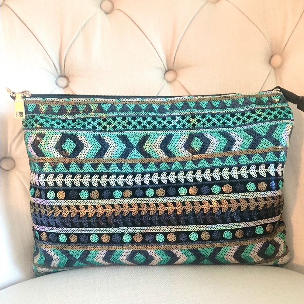 Large Sequin Clutch